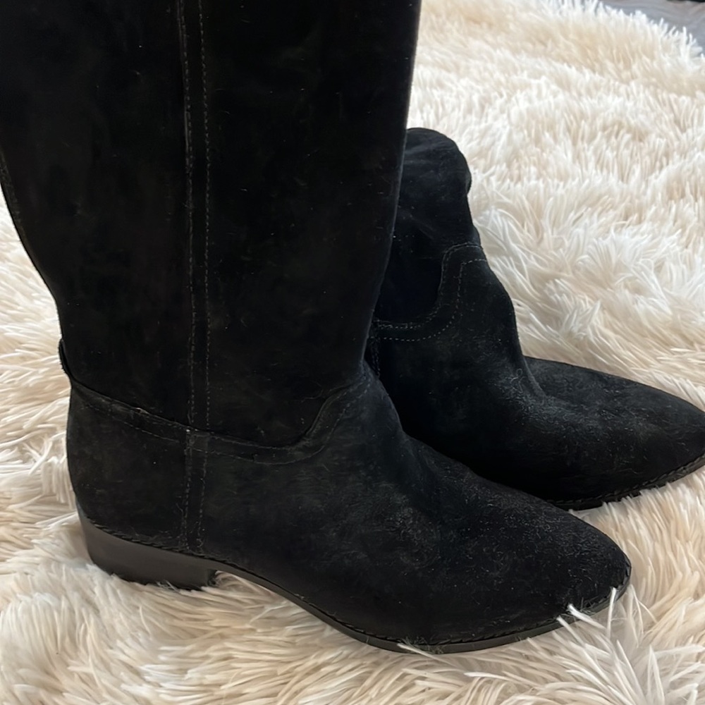 Lucky Brand suede boots Mid-Calf size 8 1/2